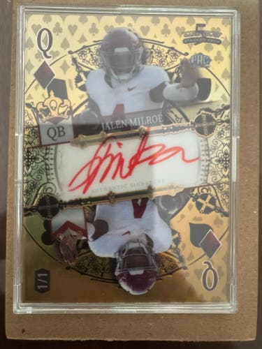 Jalen Milroe Rookie Auto 1/1