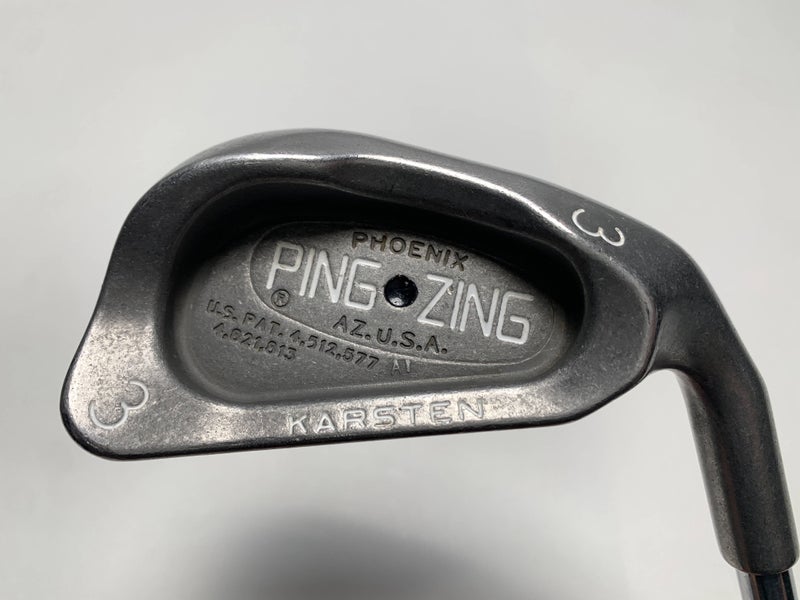 Ping Zing Single 3 Iron Black Dot Karsten JZ Regular Steel Mens RH