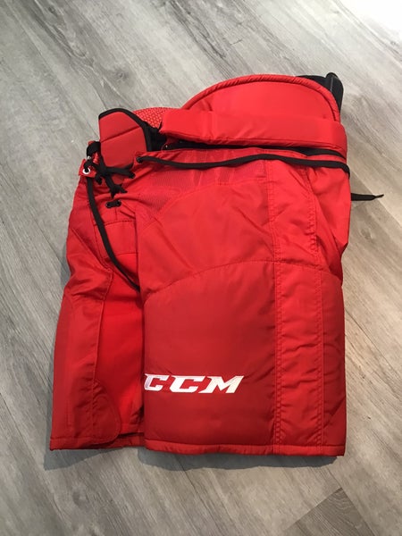 Carolina Hurricanes Medium Senior CCM HP45 Pro Stock Hockey Pants (Used)