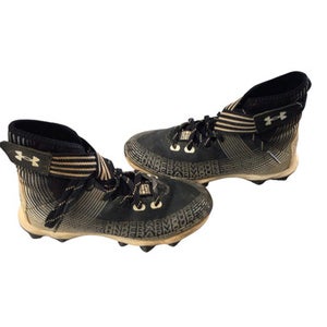 Used Under Armour Jr FB Cleats Black Junior 02.5 11760-S000080346
