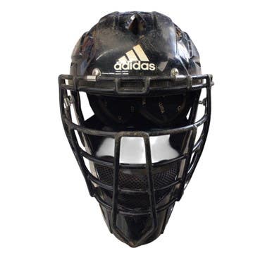 Used Adidas CATCHERS HELMET Catchers Helmet w/Mask Black One Size 11760-S000080347