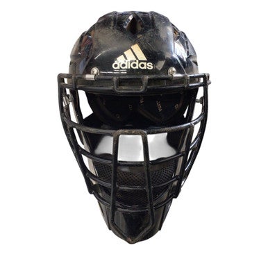 Used Adidas CATCHERS HELMET Catchers Helmet w/Mask Black One Size 11760-S000080347