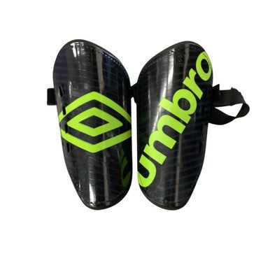 Used Umbro Soccer Shin Guards Youth Black LG 11760-S000080213