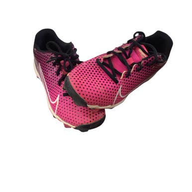 Used Nike SOFTBALL CLEATS BB/SB Cleats Pink Junior 05 11760-S000080197