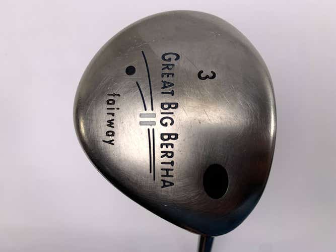 Callaway Great Big Bertha II 3 Fairway Wood 15* GBB System 60 Senior Mens RH