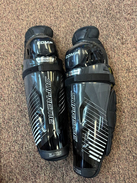 Senior Bauer Supreme comp 16" Shin Pads  (New)