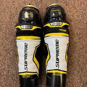 Senior Bauer Supreme Matrix 16" Shin Pads  (New)