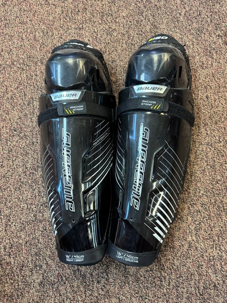 Senior Bauer Supreme S190 16" Shin Pads  (New)