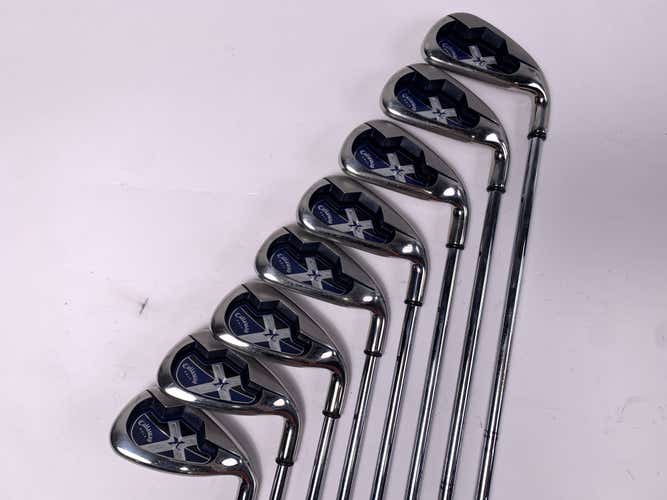 Callaway X-18 Iron Set 3-PW Uniflex Steel Mens RH