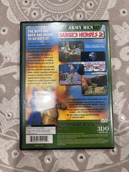 PS2 - Army Men: Sarge's Heroes 2 (DE Version) (mit OVP) (sehr guter Zustand) (gebraucht