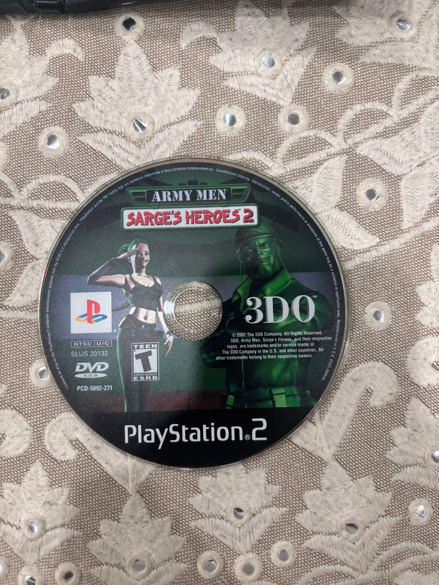Army Men Sarge's Heroes 2 Sur PS2, Complet, PEGI 3, Bon état