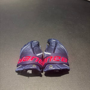Bauer Vapor Blue and red gloves Size 13