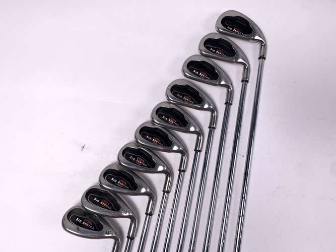 Callaway Big Bertha 2004 Iron Set 3-PW+AW+SW Uniflex Steel Mens RH Midsize Grips