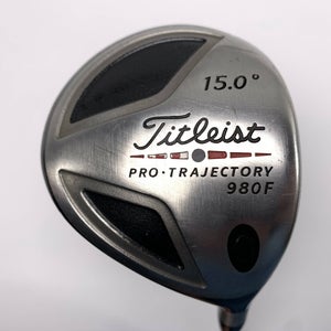 Titleist 980 F Fairway Wood 15* Speeder Stiff Graphite Mens RH