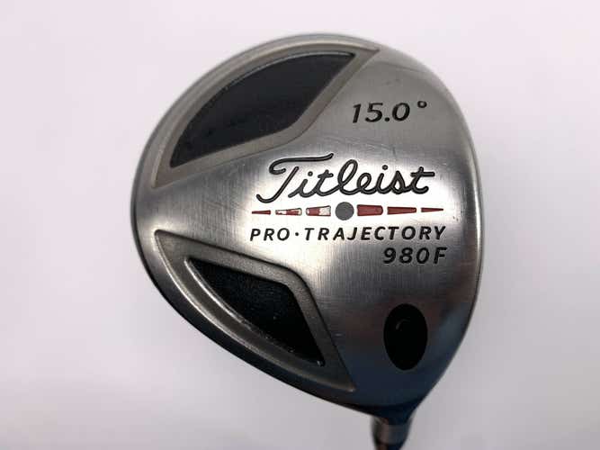 Titleist 980 F Fairway Wood 15* Speeder Stiff Graphite Mens RH