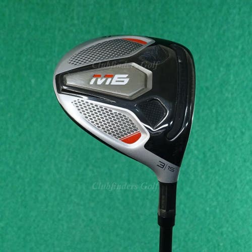 TaylorMade M6 15 Fairway 3 Wood Fujikura Atmos FW 6S Graphite Stiff w/HC