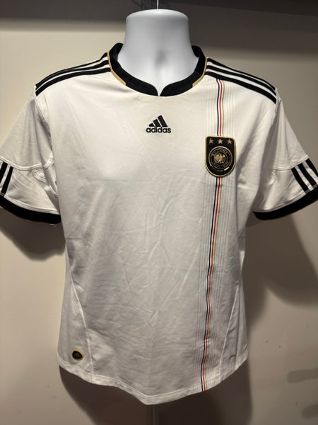 2010 Germany National Team Adidas Home Jersey – White – Large, Excellent Condition