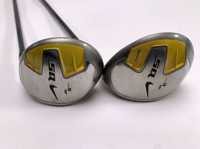 Nike Sasquatch 3 & 5 Fairway Wood Set 15* 18* Diamana Nike Regular Mens RH