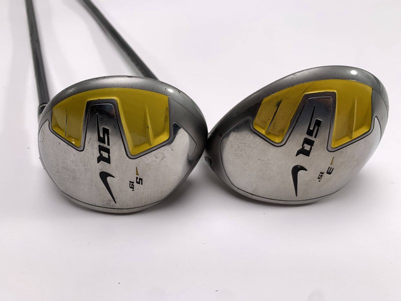 Nike Sasquatch 3 & 5 Fairway Wood Set 15* 18* Diamana Nike Regular Mens RH