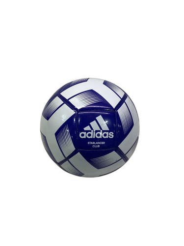 Used Adidas STARLANCER All Size Soccer Ball Royal Blue 3 11347-S000253140