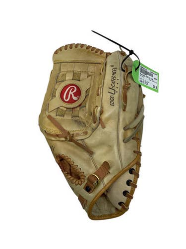 Used Rawlings SUPE R SIZE BB/SB Glove RH Throw Tan And Black 13 1/2" 11347-S000253122