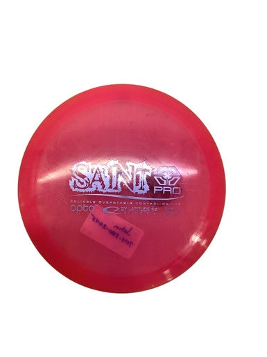 Used Latitude 64 SAINT PRO OPTO LINE Disc Golf Driver Pink 174g 11347-S000253119