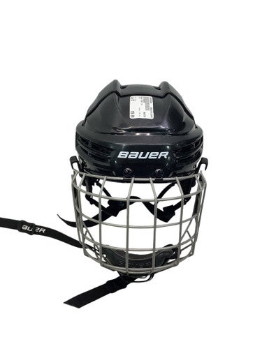 Used Bauer IMS 5.0 Helmet Cage Combo Black MD 11347-S000253085