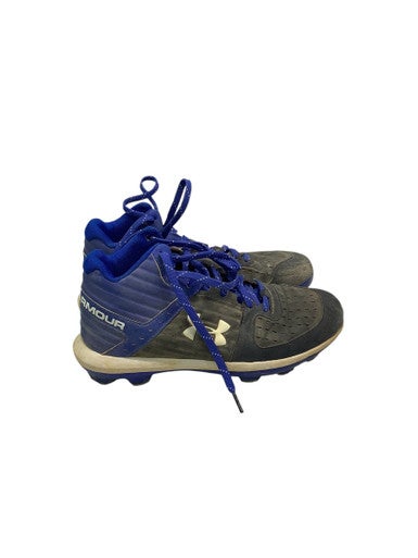 Used Under Armour BLUE BB/SB Cleats Royal Blue Junior 05.5 11347-S000253069