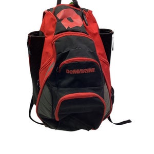 Used Demarini DEMARINI BACK PACK BB/SB Player Carry Bag Black And Red 11347-S000253057