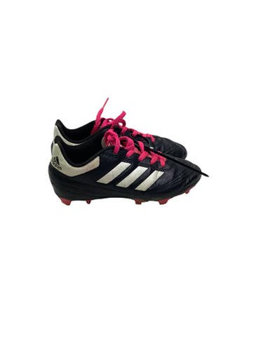 Used Adidas PINK/BLK CLEATS Soccer Cleats Black And Pink Youth 12.5 11347-S000253051