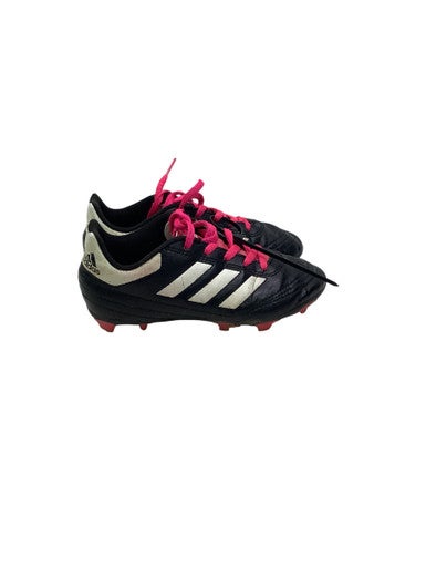 Used Adidas PINK/BLK CLEATS Soccer Cleats Black And Pink Youth 12.5 11347-S000253051