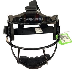 Used Champro CHAMPRO BLACK FIELDERS MASK BB/SB Fielders Mask Black One Size 11347-S000253023