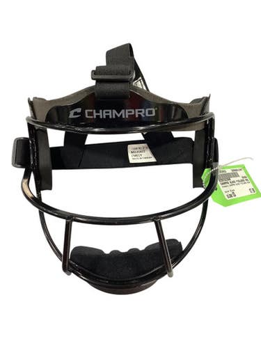 Used Champro CHAMPRO BLACK FIELDERS MASK BB/SB Fielders Mask Black One Size 11347-S000253023
