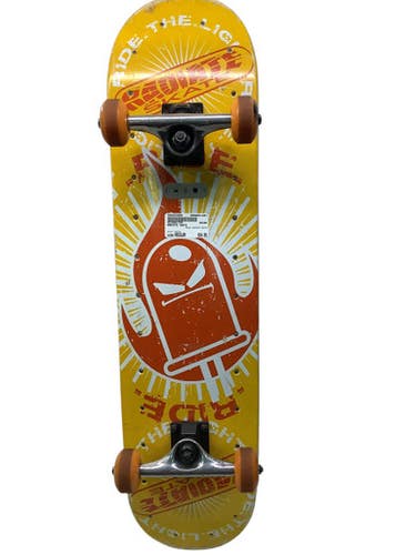 Used RADIATE SKATE Complete Skateboard Yellow Regular 11347-S000253006