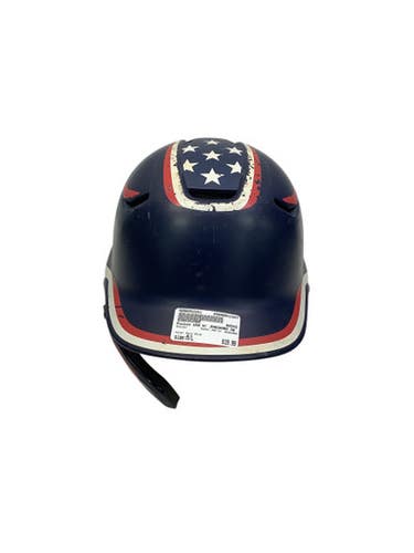 Used Easton USA W/ JAWGUARD Batting Helmet No Mask Navy Blue M/L 11347-S000252991