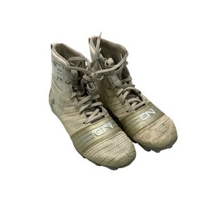 Used Under Armour ND Jr FB Cleats White Junior 01 11347-S000252973