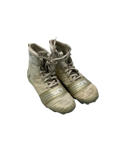 Used Under Armour ND Jr FB Cleats White Junior 01 11347-S000252973
