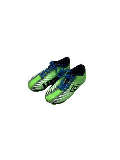 Used Umbro GRN SOCCER CLEATS Soccer Cleats Green Youth 11.0 11347-S000252970