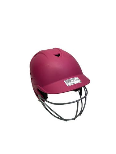 Used Adidas ADIDAS BB HELMET PINK W MASK Batting Helmet w/Mask Pink Fits all 11347-S000252966