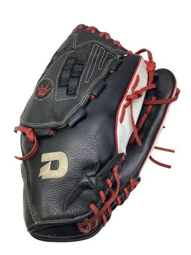 Used Demarini INSANE SOFTBALL BB/SB Glove RH Throw Black 14" 11347-S000252945