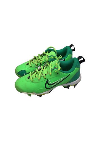 Used Nike TROUT BB/SB Cleats Neon Green Junior 03 11347-S000252926