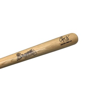 Used BRAVES CHIPPER JONES SOUVENIR BB/SB Wood Bat 27" 11347-S000252924