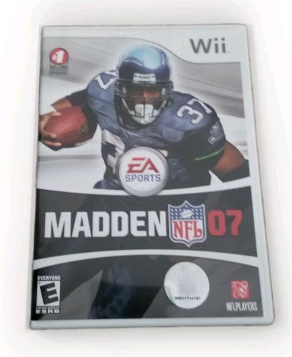 Madden '07 (Nintendo Wii, 2006) Cleaned by Hand & Tested, Excellent Condition!