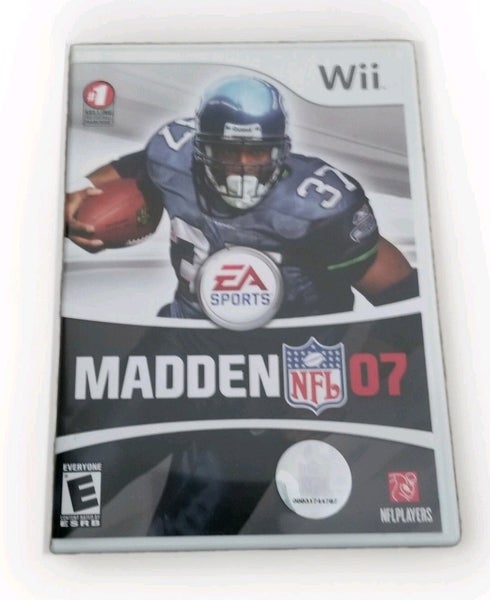 Madden '07 (Nintendo Wii, 2006) Cleaned by Hand & Tested, Excellent Condition!