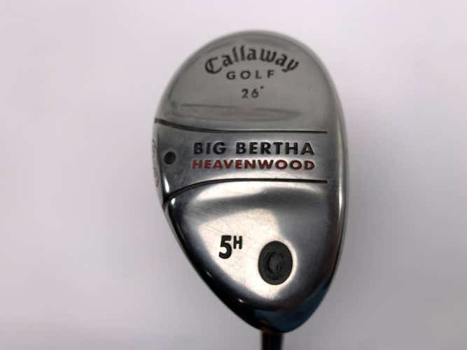 Callaway Big Bertha Heavenwood 5 Hybrid 25* RCH 75w Regular Graphite Mens RH
