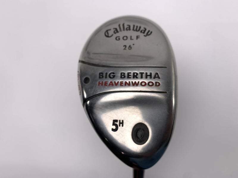 Callaway Big Bertha Heavenwood 5 Hybrid 25* RCH 75w Regular Graphite Mens RH