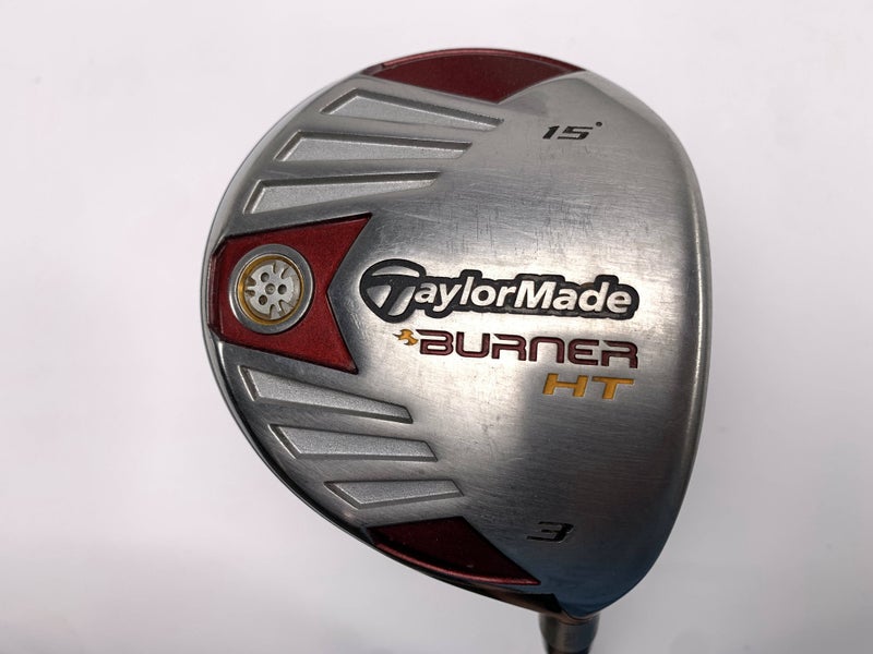 TaylorMade Burner Steel 2007 3 Fairway Wood 15* REAX 50g Stiff Graphite Mens RH