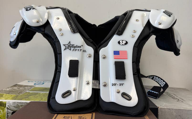 Extra Large Adult Douglas Shoulder Pads (New) - DOUGLASSP FF17-XL