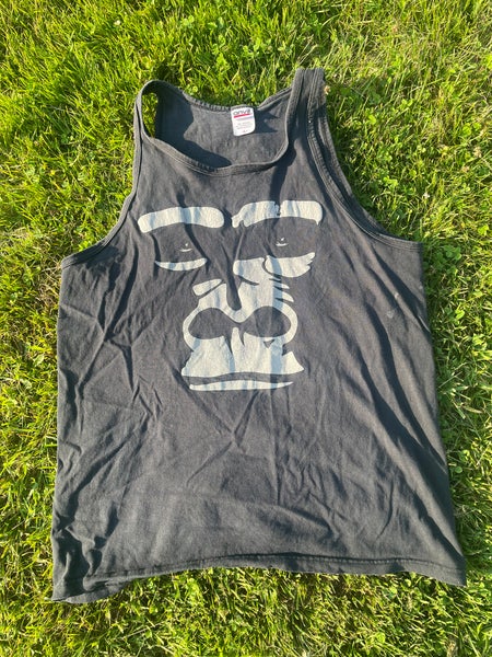 San Diego Zoo Gorilla tank top Black large Vintage Anvil