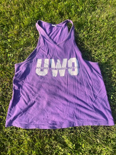 University of Western Ontario tank top purple